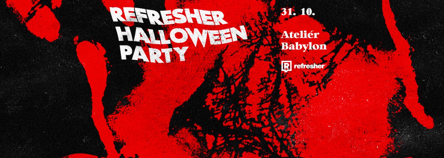Refresher Halloween Party bude v Ateliéri Babylon hostiť Logic, Dalyb, Konex aj Grimaso. Príď si s nami užiť nadupanú multižánrovú noc