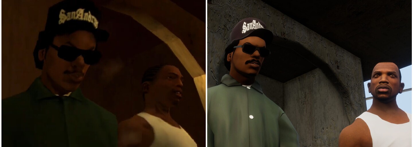 Remastrovaná trilógia GTA 3, Vice City a San Andreas je veľkým grafickým vylepšením. Ovládanie bude ako z GTA V