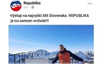 Republika tvrdí, že Lomnický štít je najvyšší v krajine. Slováci si spomenuli na moment, keď kotlebovci netrafili na Kriváň