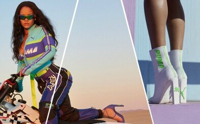 Rihanna nemá limity a v nejnovější kolekci FENTY Puma vytahuje boty na podpatcích a motokrosovou módu Rihanna nemá limity a v nejnovější kolekci FENTY Puma vytahuje boty na podpatcích a motokrosovou módu