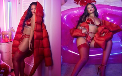 Rihanna zvádza vo valentínskom spodnom prádle svojej značky. Pred vydaním albumu avizuje ďalší dôležitý míľnik v pracovnej kariére