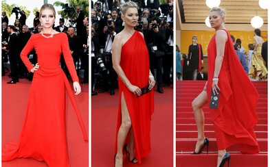 Róby z Cannes #3: Kate Moss a její sestra Lottie zářily v rudých šatech Róby z Cannes #3: Kate Moss a její sestra Lottie zářily v rudých šatech