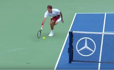 Roger Federer predviedol na US Open jeden zo svojich najlepších úderov kariéry Roger Federer predviedol na US Open jeden zo svojich najlepších úderov kariéry