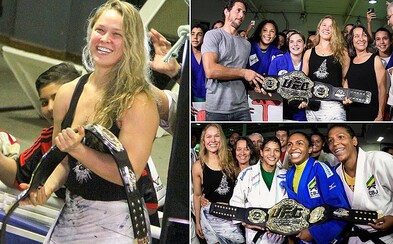 Ronda Rousey darovala svůj šampionský pás brazilské judo škole. Chtěla, aby zůstal s lidmi země Ronda Rousey darovala svůj šampionský pás brazilské judo škole. Chtěla, aby zůstal s lidmi země