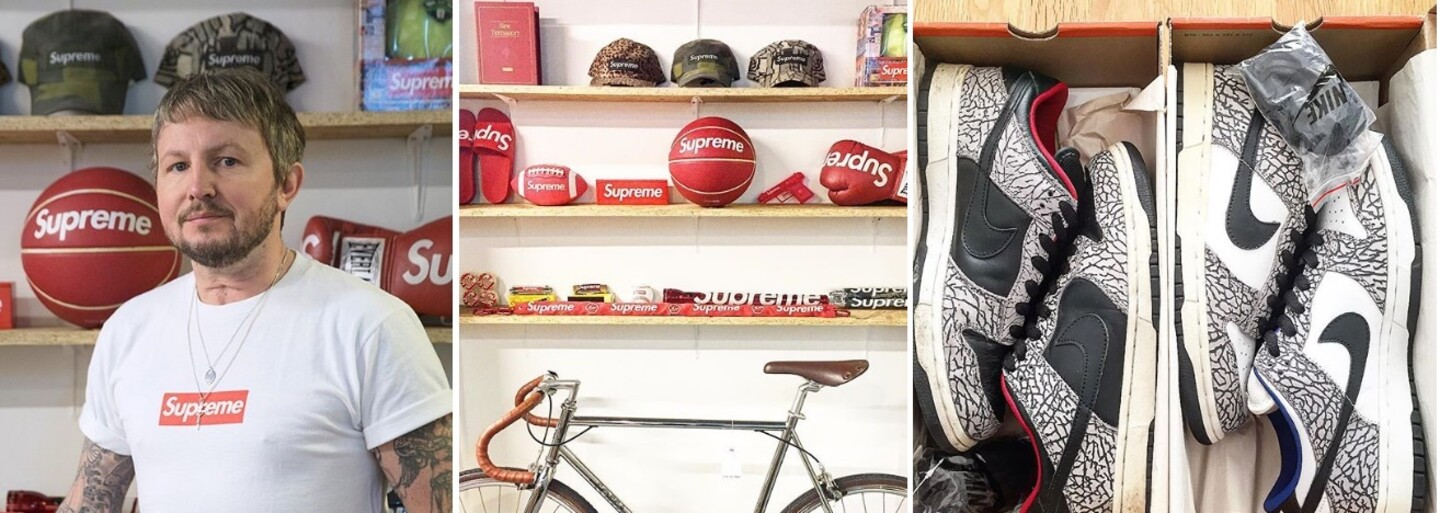 Ross sbírá přes 20 let Supreme. Doma má více než 1000 kousků a teď se všechno rozhodl prodat