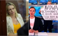 Ruská novinářka, která přerušila vysílání televize, uprchla z domácího vězení 