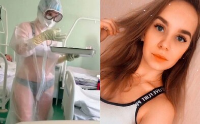 Ruská zdravotnice pracovala odhalená, teď má nové nabídky. Pokud ji vyhodí, zaměstná ji prý prodejce spodního prádla Ruská zdravotnice pracovala odhalená, teď má nové nabídky. Pokud ji vyhodí, zaměstná ji prý prodejce spodního prádla