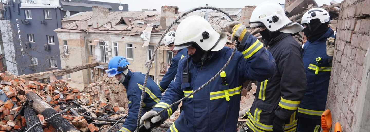 Ruské rakety dopadly na Charkov, zraněno je nejméně pět lidí