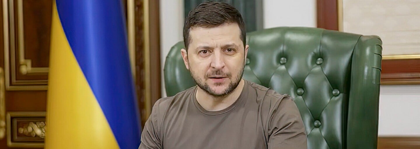Rusko by mohlo použít jaderné a chemické zbraně, varoval svět Zelenskyj