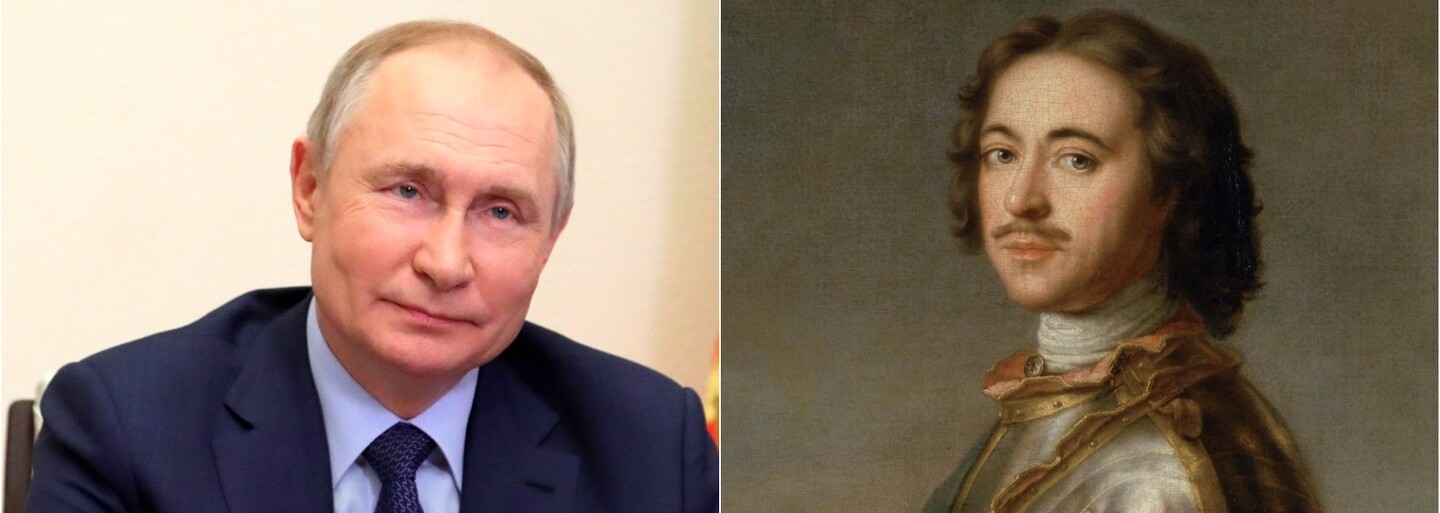 Vladimir Putin se přirovnal k caru Petru Velikému