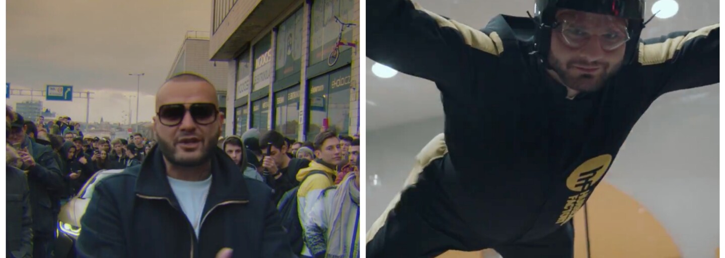 Rytmus najprv do nových Rapíkov nadiktoval legendárnu skladbu Temeraf a potom si šiel s kamošmi zalietať do tunela