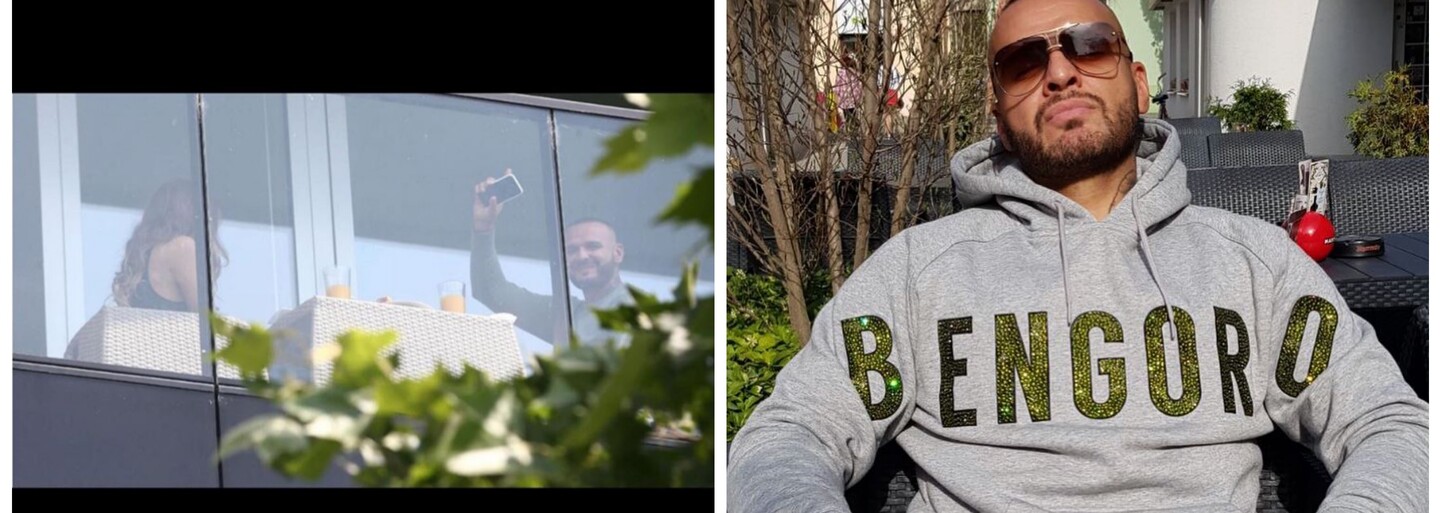 Rytmus si robí srandu z paparazzi novinárov a oznamuje svoj vzťah s Jasmínou Alagič