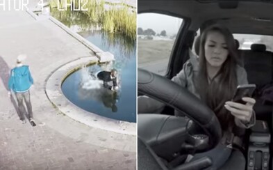 S mobilom nevieš ani chodiť, nieto ešte šoférovať. Emocionálna reklama ťa presvedčí, že telefón za volant nepatrí S mobilom nevieš ani chodiť, nieto ešte šoférovať. Emocionálna reklama ťa presvedčí, že telefón za volant nepatrí