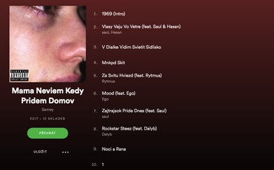 Sameyov album je vonku. Nájdeš ho na Spotify aj Apple Music Sameyov album je vonku. Nájdeš ho na Spotify aj Apple Music