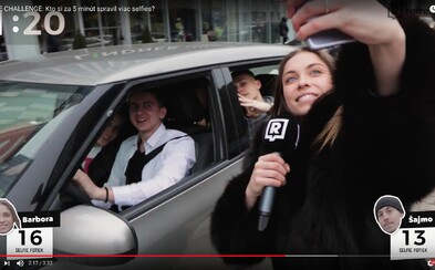 Selfie challenge: Barborka a Šajmo v uliciach Bratislavy súťažili, komu sa podarí spraviť si viac selfie fotiek s okoloidúcimi (Video) Selfie challenge: Barborka a Šajmo v uliciach Bratislavy súťažili, komu sa podarí spraviť si viac selfie fotiek s okoloidúcimi (Video)