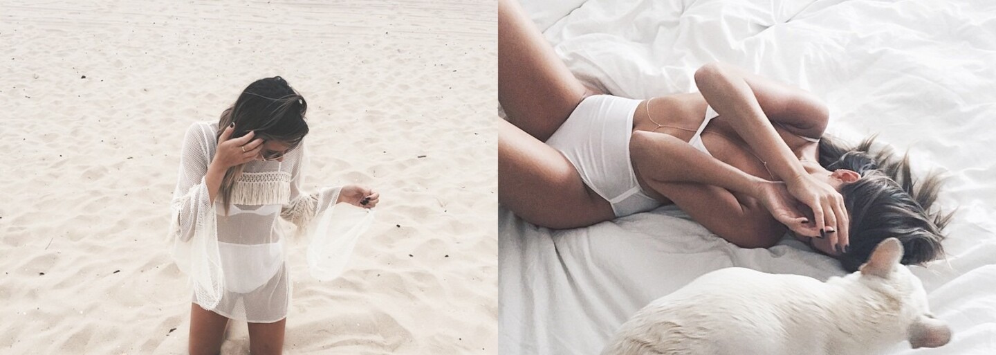 Sexy blogerka vydělává na Instagramu desetitisíce dolarů prostřednictvím přitažlivé postavy a vkusu