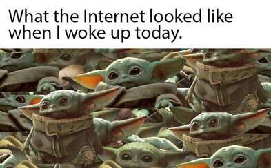 Šialenstvo okolo roztomilého Baby Yodu pokračuje, vznikli desiatky memes. Toto sú tie najlepšie Šialenstvo okolo roztomilého Baby Yodu pokračuje, vznikli desiatky memes. Toto sú tie najlepšie
