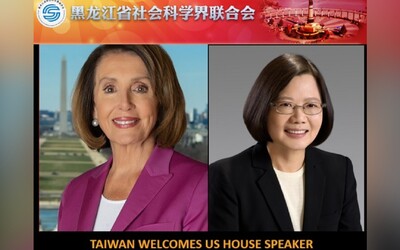 Skupina Anonymous nabourala web čínské vlády a přivítala Nancy Pelosi na Tchaj-wanu