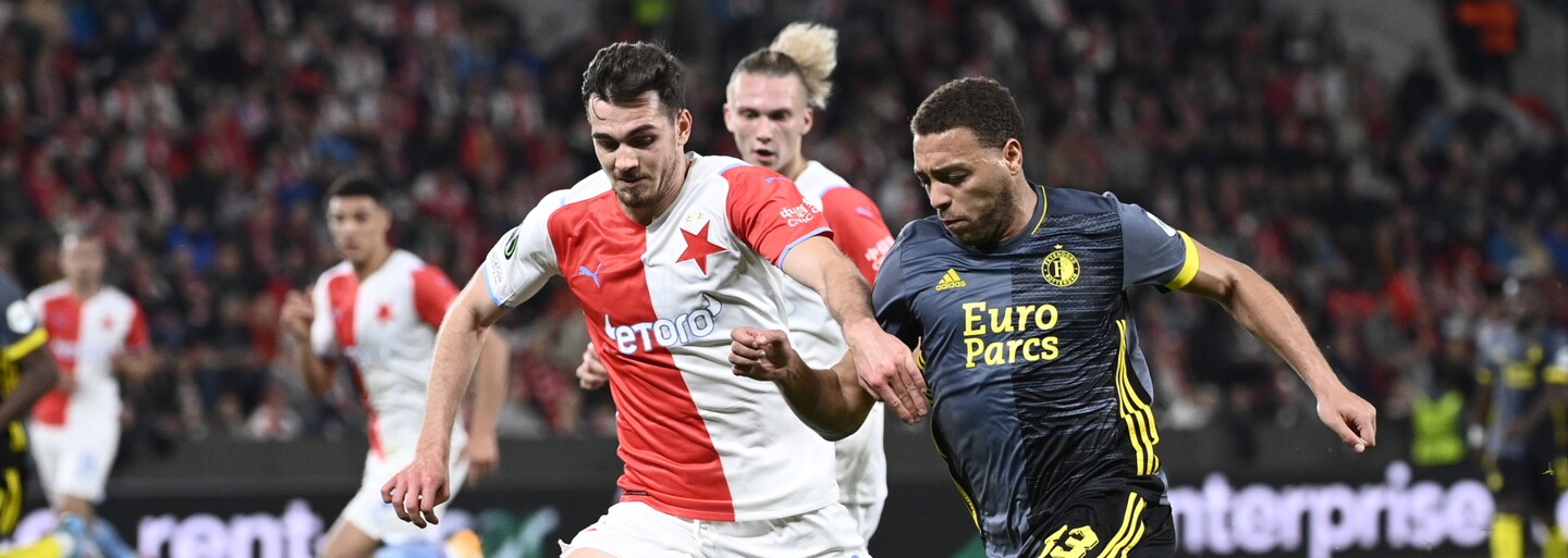 Slavia Praha podlehla Feyenoordu Rotterdam 1:3, v semifinále Evropské konferenční ligy si nezahraje