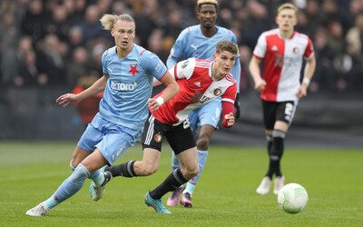 Slavia Praha remizovala v divokém zápase s Feyenoordem Rotterdam 3:3