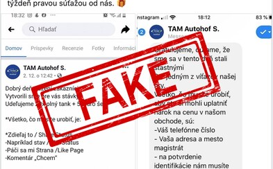 Slováci opäť naleteli na falošnú súťaž. Na Facebooku sa objavila podvodná stránka ponúkajúca tankovanie zdarma Slováci opäť naleteli na falošnú súťaž. Na Facebooku sa objavila podvodná stránka ponúkajúca tankovanie zdarma