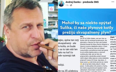Slováci sa zabávajú na Andrejovi Dankovi. Museli mu vysvetľovať, ako funguje skvapalnený plyn a prečo nepoškodí slovenské kotly