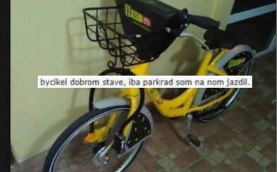 Slovák už na Bazoši skúšal predať Slovnaft BAjk z bratislavského bikesharingu. Našiel ho odhodený na ulici Slovák už na Bazoši skúšal predať Slovnaft BAjk z bratislavského bikesharingu. Našiel ho odhodený na ulici