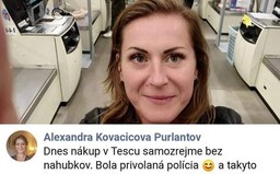 Slovenka tvrdila, že nakupovala bez rúška a ignorovala aj policajtov. V skutočnosti je však internetová hrdinka na smiech