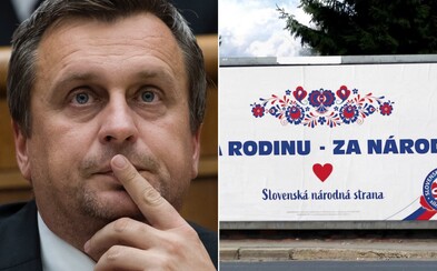 Slovenská národná strana Andreja Danka propaguje slogan „Za národ“ moravským ornamentom Slovenská národná strana Andreja Danka propaguje slogan „Za národ“ moravským ornamentom