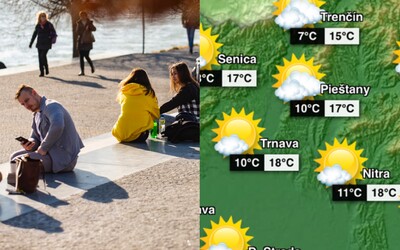 Slovensko má pred sebou extrémne víkendové počasie ako na kolotoči. Treba sa pripraviť na teplo aj intenzívny dážď 