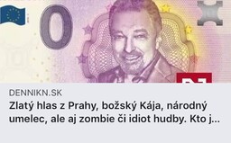 Slovenský deník napsal o Gottovi, že je zombie a idiot hudby. Za nevhodný titulek se omluvil