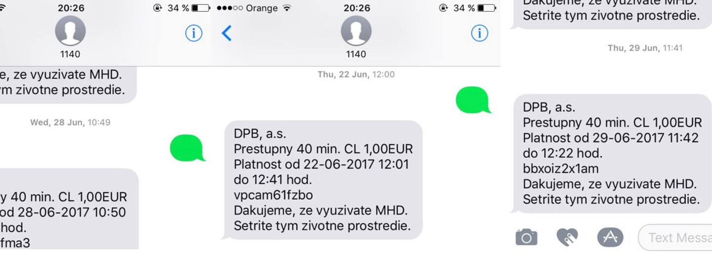 SMS lístky sa čoraz viac falšujú. Vďaka šikovnému princípu dokážeš na MHD slušne ušetriť