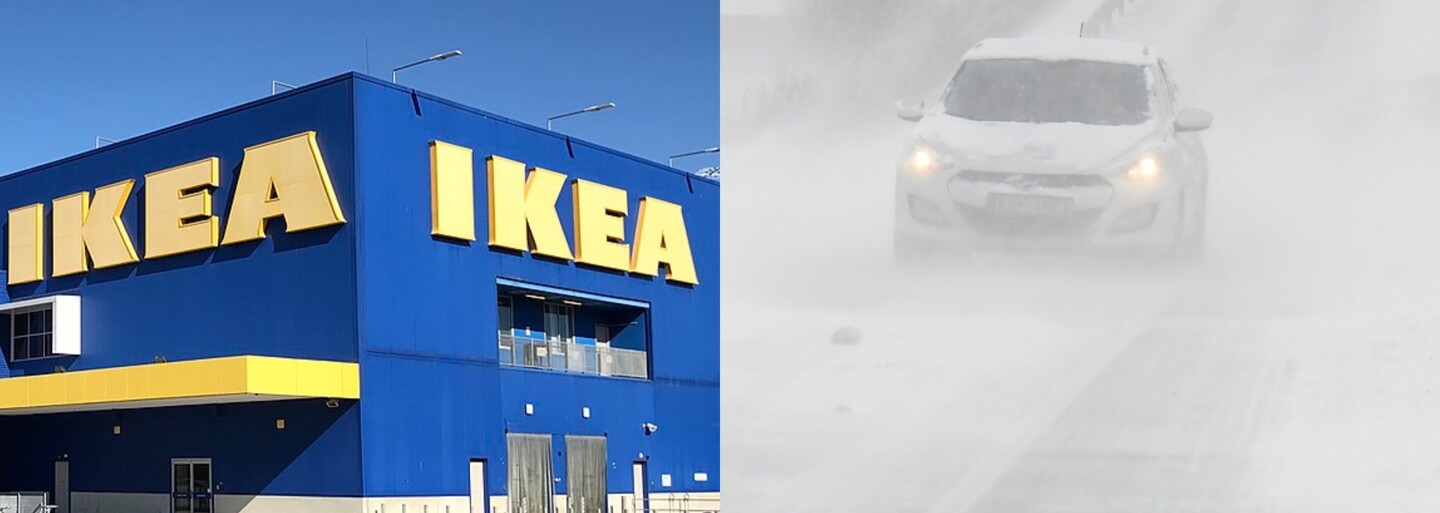 Snehová búrka uväznila na noc zákazníkov a zamestnancov v Dánsku v obchodnom dome Ikea. S posteľami problém nemali