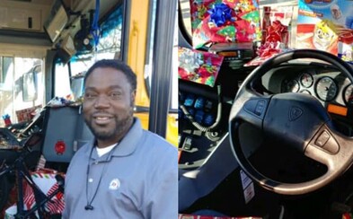Řidič školního autobusu celý rok šetřil, aby všem dětem koupil vánoční dárky Řidič školního autobusu celý rok šetřil, aby všem dětem koupil vánoční dárky
