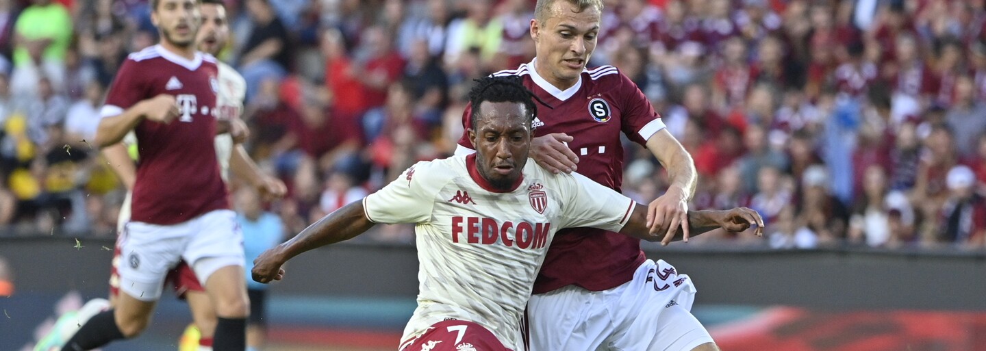 Sparta znovu prohrála první zápas předkola Ligy mistrů. Podlehla Monaku 0:2