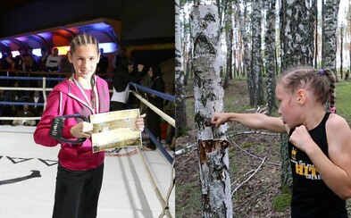 Spolu s ďalšími súrodencami trénuje pod drobnohľadom svojho otca. 8-ročná Evnika dokáže udrieť až 100-krát za minútu Spolu s ďalšími súrodencami trénuje pod drobnohľadom svojho otca. 8-ročná Evnika dokáže udrieť až 100-krát za minútu