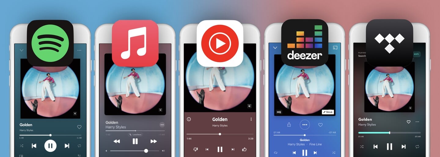 Spotify, Apple Music, Youtube Music, Deezer nebo Tidal? Porovnali jsme 5 streamovacích služeb a víme, která se vyplatí nejvíce