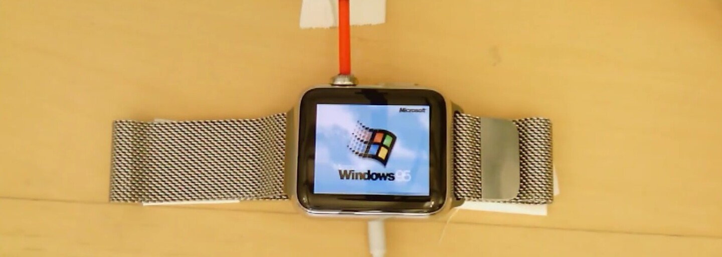 Starý Windows 95 v moderných Apple Watch? Ak človek chce, všetko je možné
