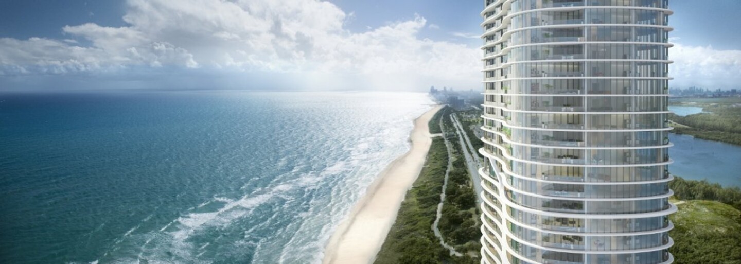 Stavba luxusní budovy na Floridě ještě ani nezačala, ale penthouse se už prodal za 21 milionů dolarů