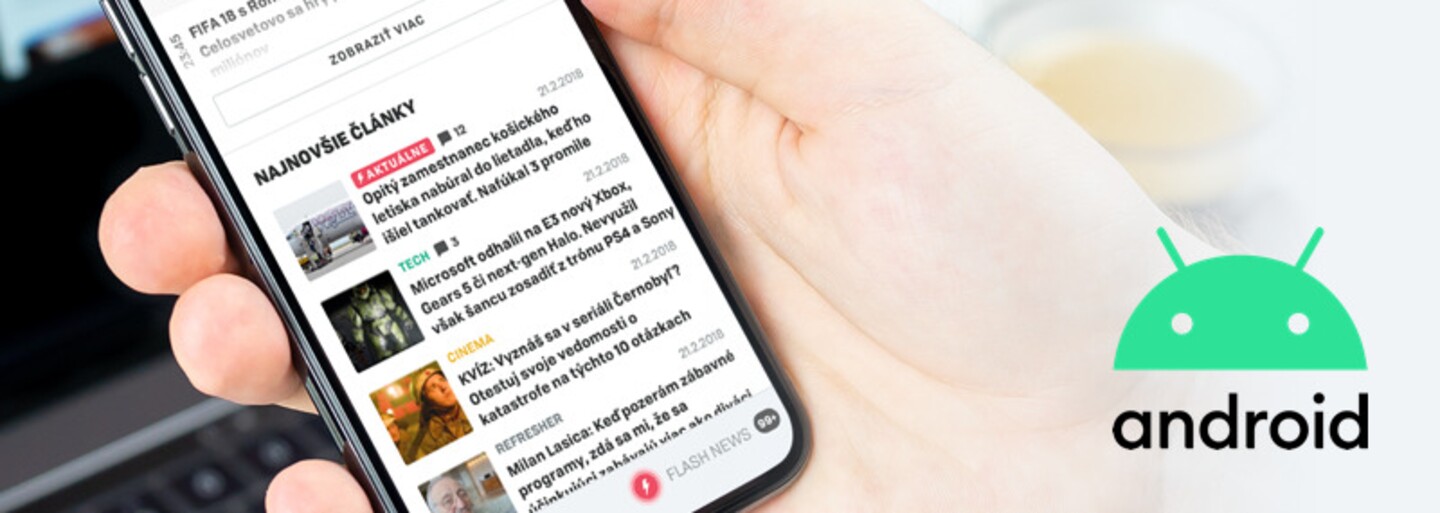 Stáhni si Refresher aplikaci pro Android. K článku se dostaneš na jedno kliknutí