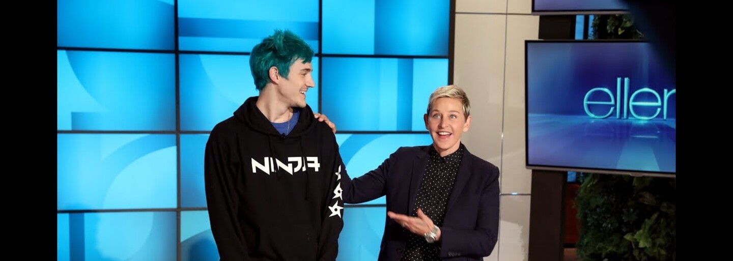 Streamer Ninja vysvětlil, jak vydělává, a Ellen DeGeneres naučil hrát Fortnite