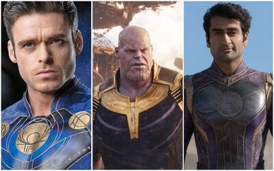 Svět Marvelu: Kdo jsou postavy v potitulkových scénách Eternals, jaká je budoucnost Thanose v MCU a kým se stane Kit Harington?
