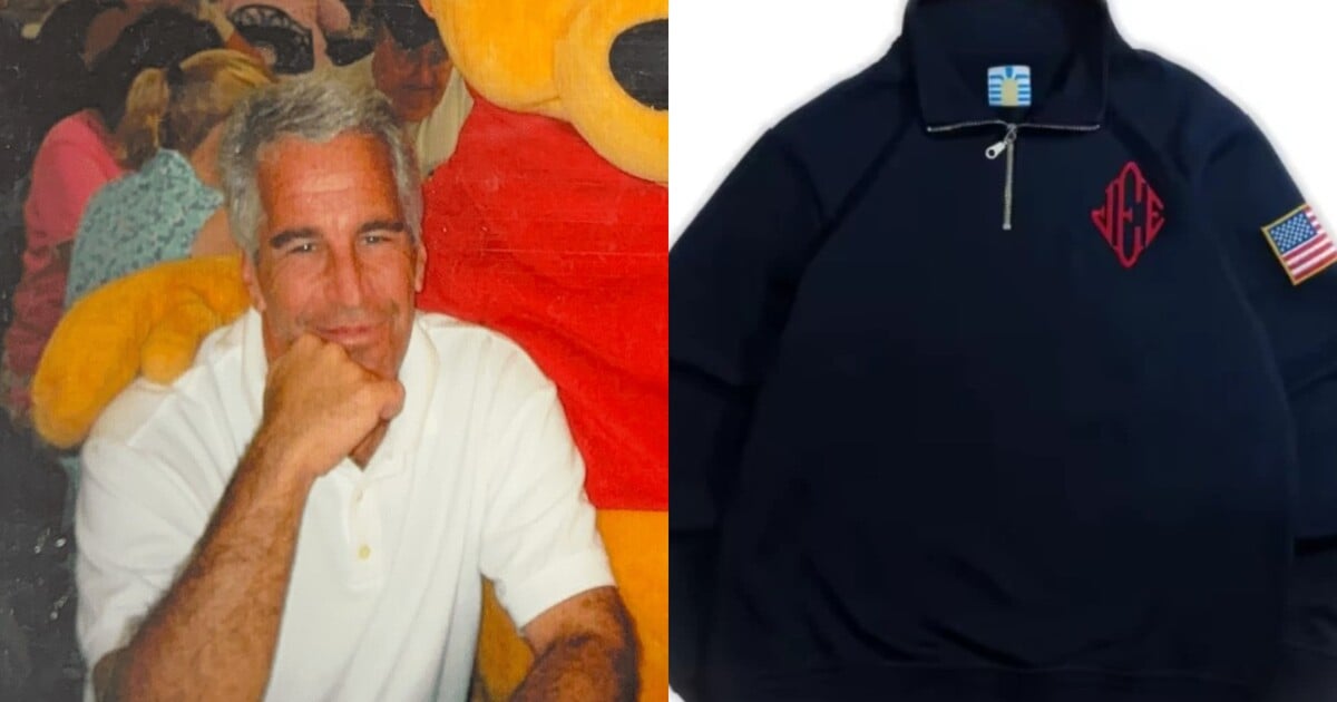 Mikina Jeffreyho Epsteina jako bizarní módní trend? Objevila se v online obchodech