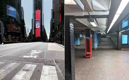Takto vyzerá prázdny New York. Guvernér prikázal zatvoriť všetky firmy, prevádzky aj obchody