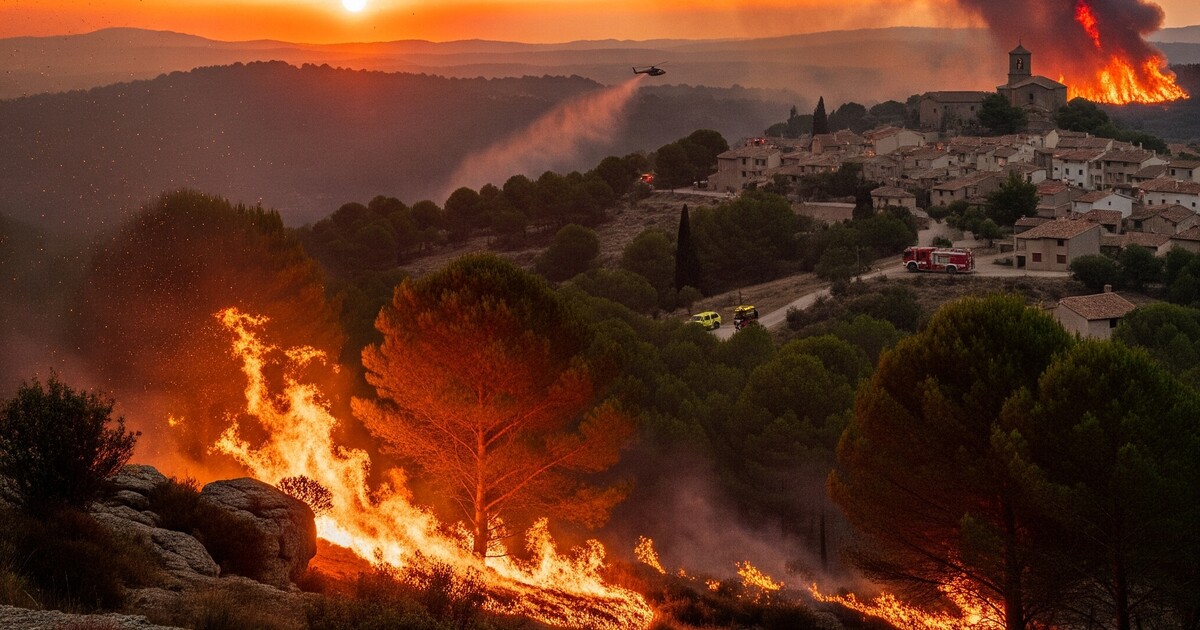 Po Řecku žádá od Evropské unie pomoc s hašením požárů také Španělsko