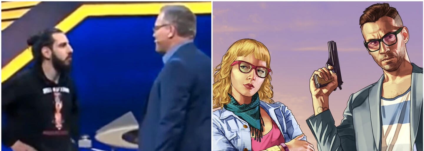 Televíznu šou v živom prenose prerušil horlivý hráč GTA. Chcel vedieť, kam sa podela 6. časť série
