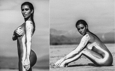 Tělnatá Kim Kardashian zdokumentovala svoji nahou procházkou po pláži. Její korpulentní křivky kryla jen bílá barva Tělnatá Kim Kardashian zdokumentovala svoji nahou procházkou po pláži. Její korpulentní křivky kryla jen bílá barva