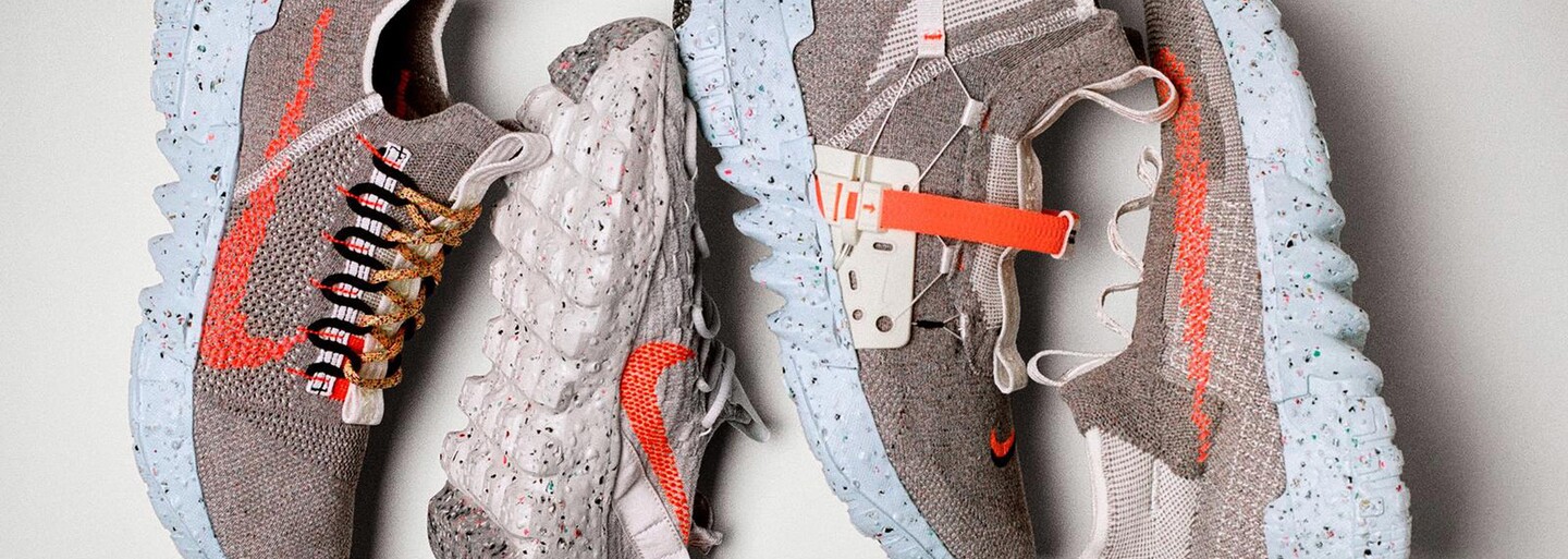 Tenisky, na ktorých výrobu použili výhradne továrenský odpad. Nike vydáva 4 siluety s futuristickým dizajnom