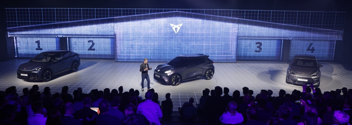 Terramar, Tavascan a UrbanRebel jsou 3 zbrusu nové modely, které Cupra představila na velkolepé prezentaci