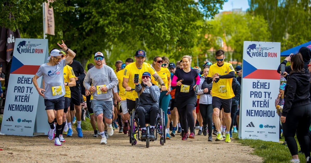 Celý svět poběží pro výzkum poranění míchy. Wings for Life World Run se vrací i do Česka